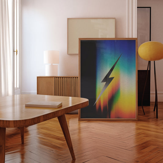 Fiction Lighting Bolt Print