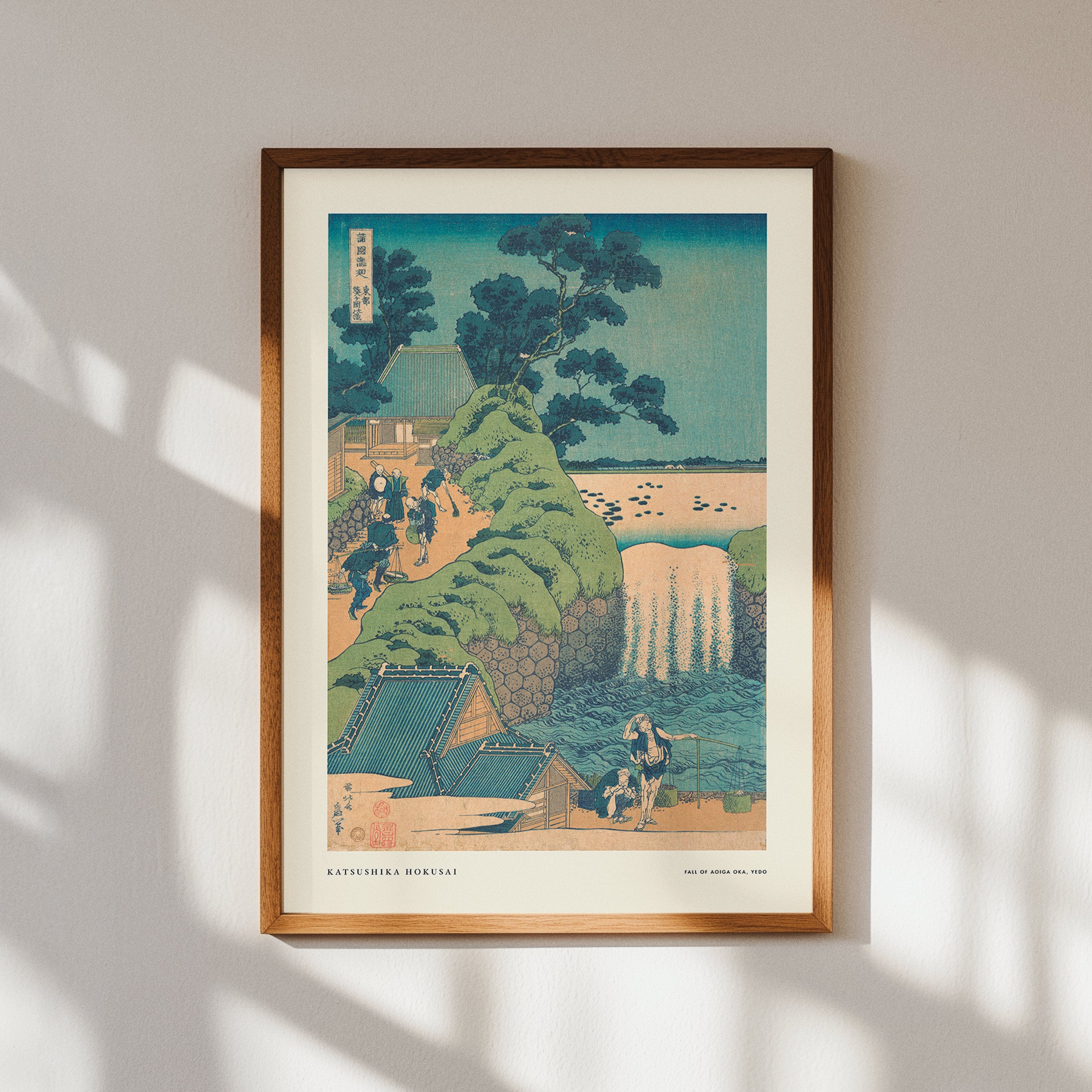 絵画 aoia Fall of Aoiga Oka, Yedo Print – Duke Harper Print Shop