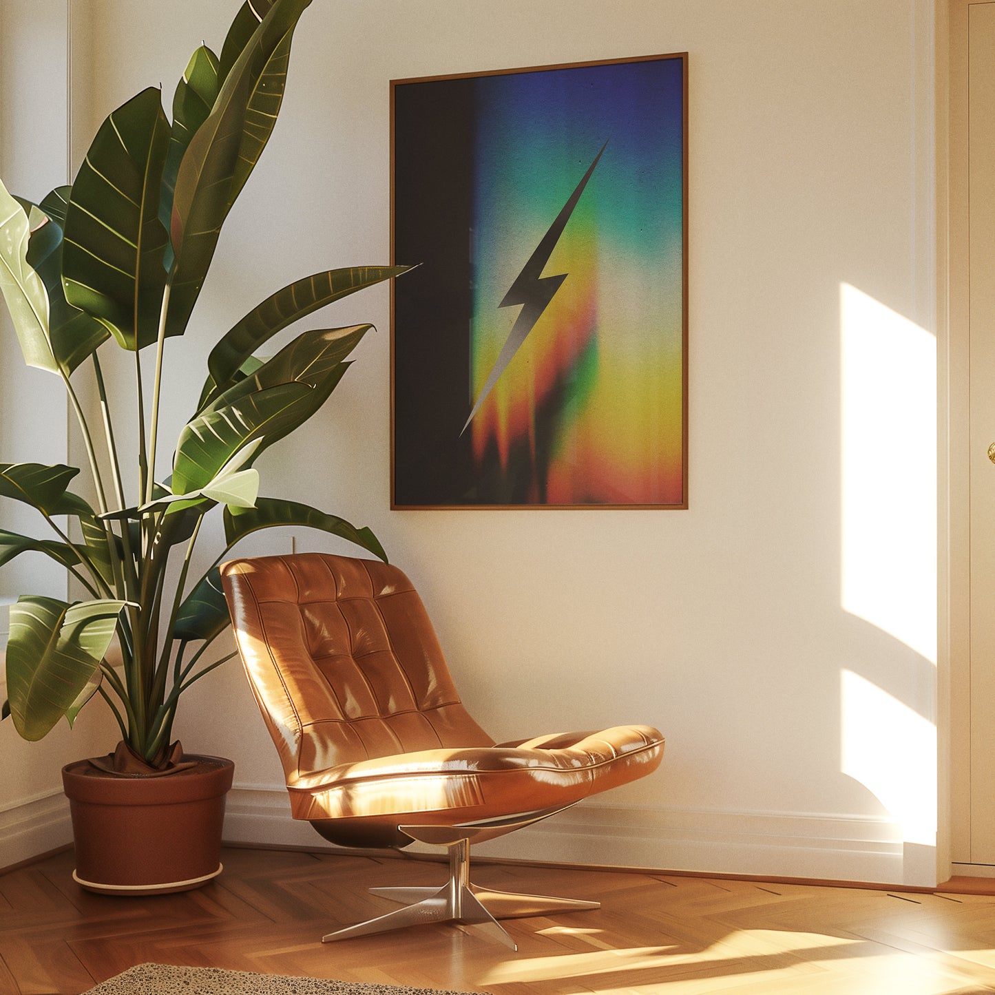 Fiction Lighting Bolt Print