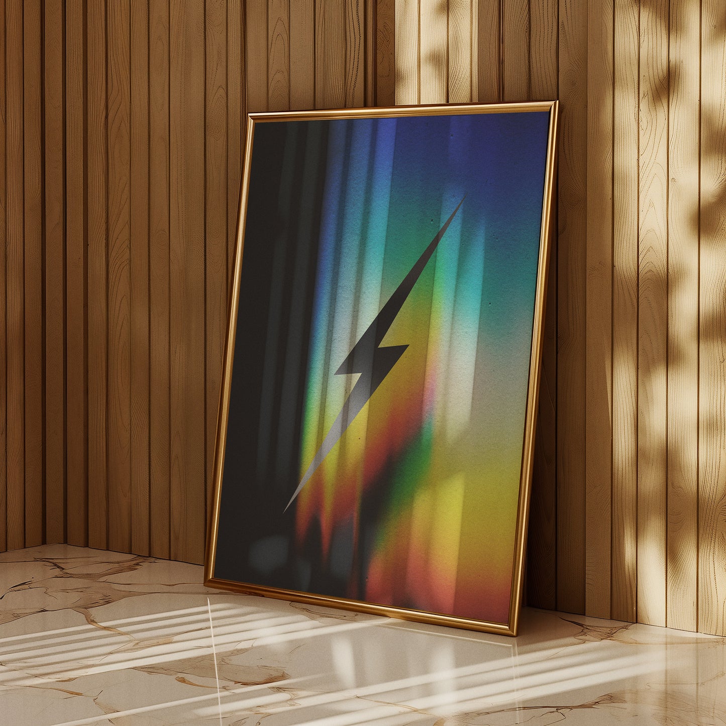 Fiction Lighting Bolt Print