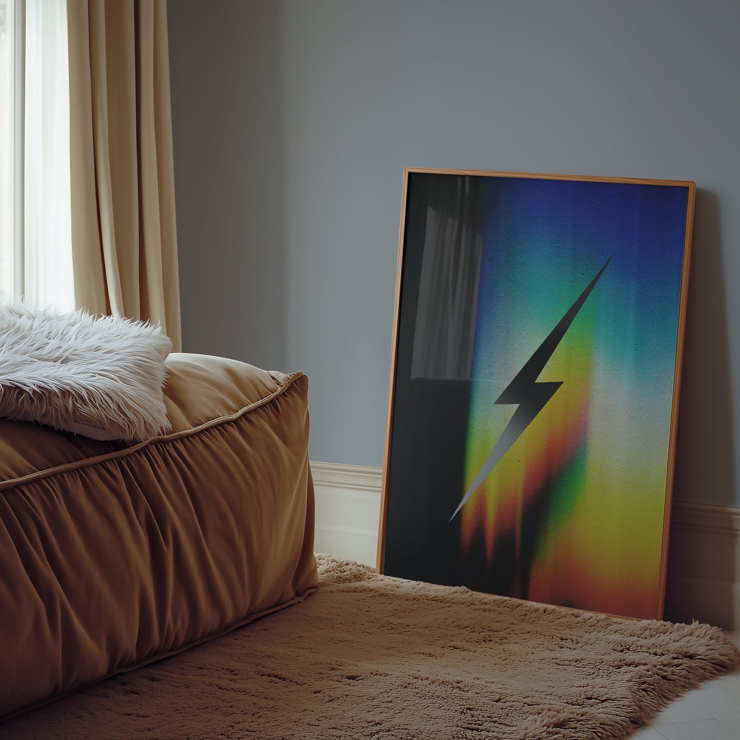 Fiction Lighting Bolt Print