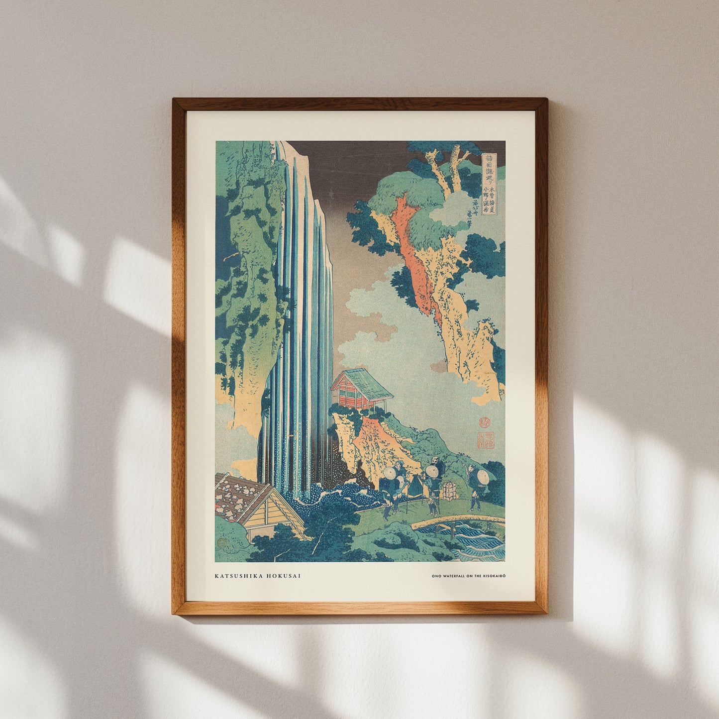 Ono Waterfall on the Kisokaidō Print
