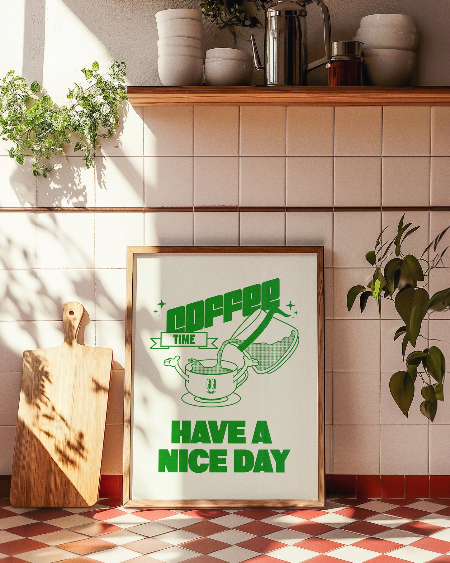 Have A Nice Day Coffee Print