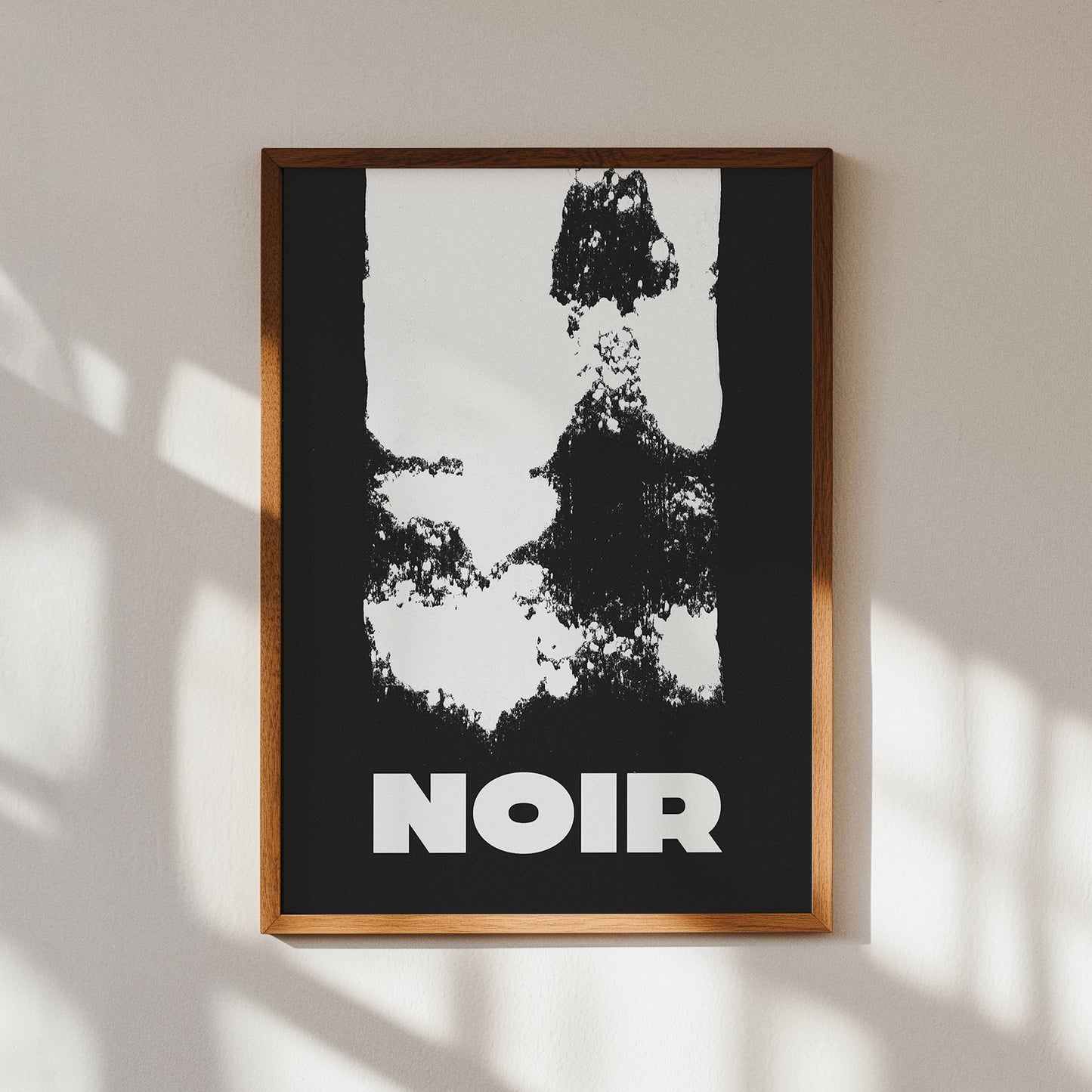 Noir Abstract Print