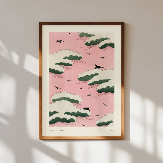 Shin Bijutsukai Pink Sky Print